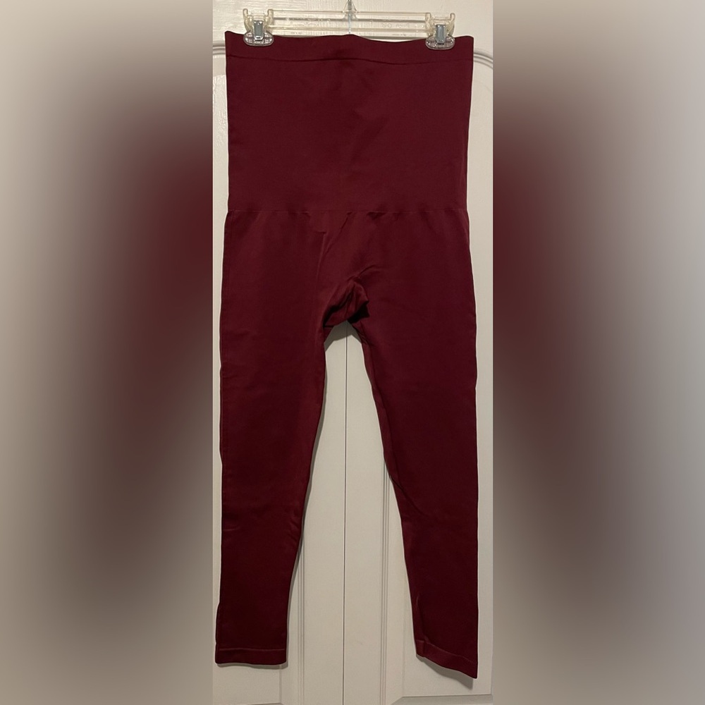 New without tags!! Shapermint Empetua High Waisted Shaping Leggings in Burgundy